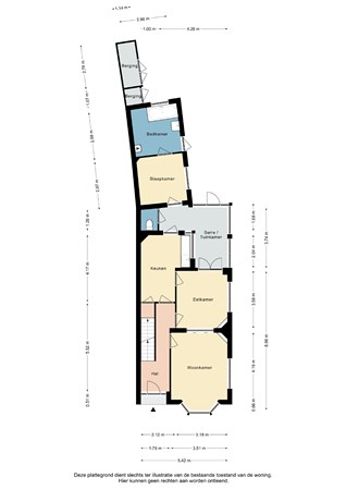 Plattegrond - Norbertijnenstraat 98, 6166 AL Geleen - Norbertijnenstraat 98 Geleen - Begane grond 2D.jpg